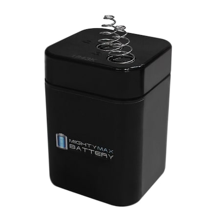 Mighty Max Battery Sealed Lead Acid Battery, 6 V, 5 AH, Spring S2 Terminal, SLA, AGM Chemistry ML5-6S60